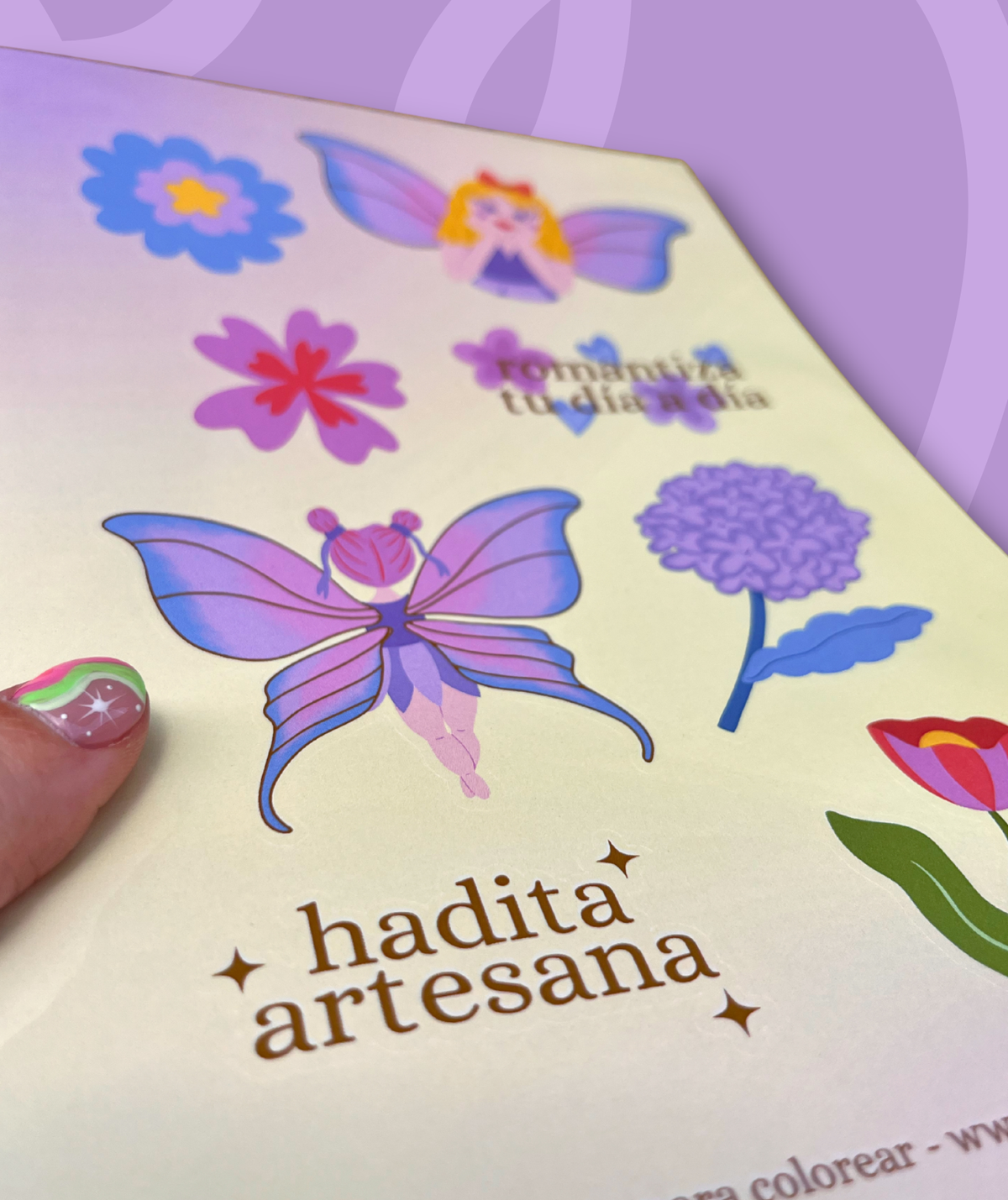 Lámina de Stickers | Pixie