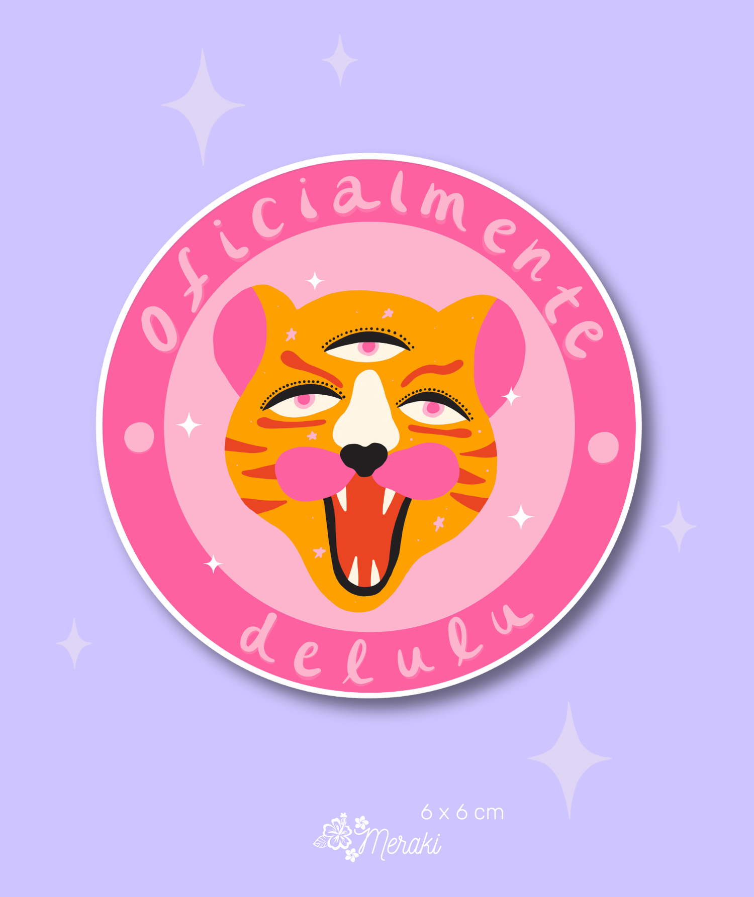 Sticker de Vinilo | Oficialmente delulu
