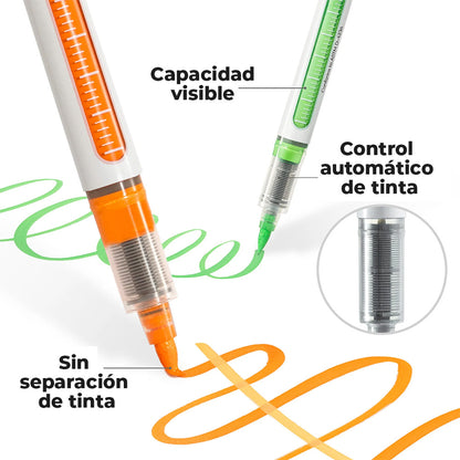 Marcadores Acrílicos Ohuhu Nahuku | Punta Pincel | 24 colores